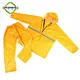 yellow rain overalls